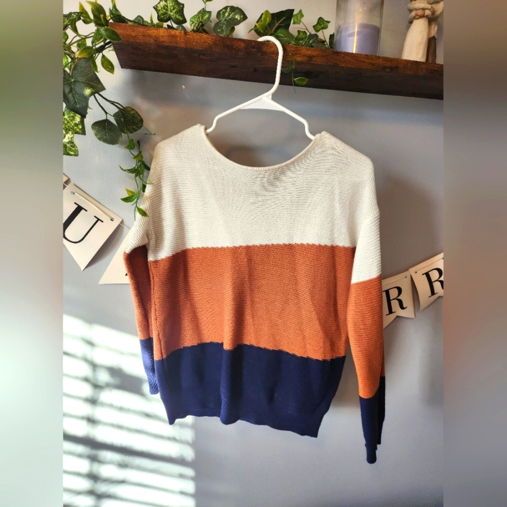 Evolution By Cyrus Striped Sweater (Small)